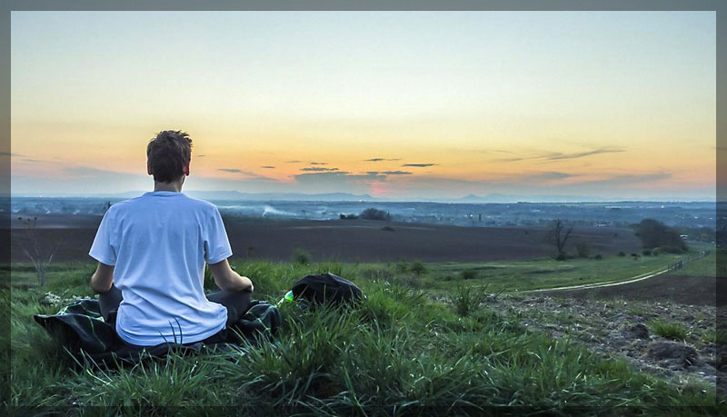 Meditation promotes mindfulness