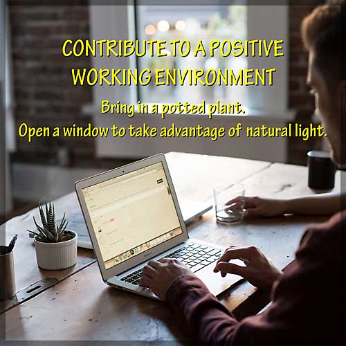 24 Contribute To A Positive Working Environment